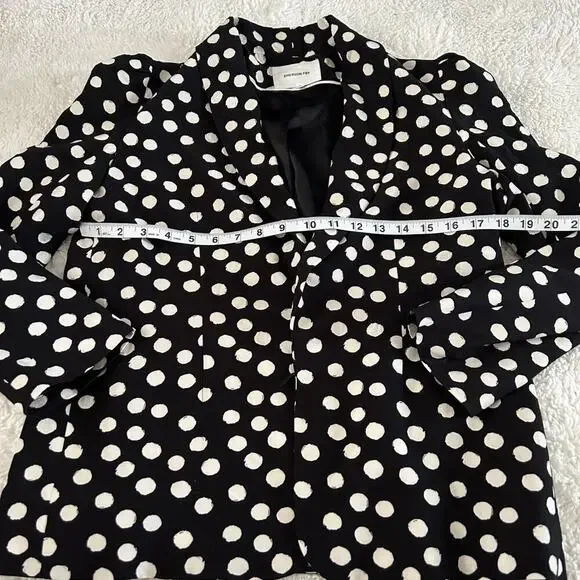 Emerson Fry Womens Paris Jacket Polka a Dot Size S *Missing Belt* Made in USA - Picture 3 of 6